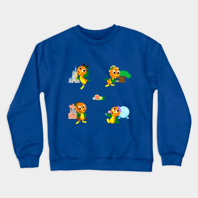 Citrus Bird Vacation Crewneck Sweatshirt by Sunshone1